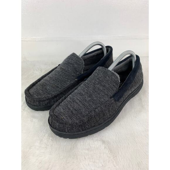 HeatKeep Men’s Memory Foam Moccasin Slippers Size 9 Casual Comfort - Picture 1 of 10